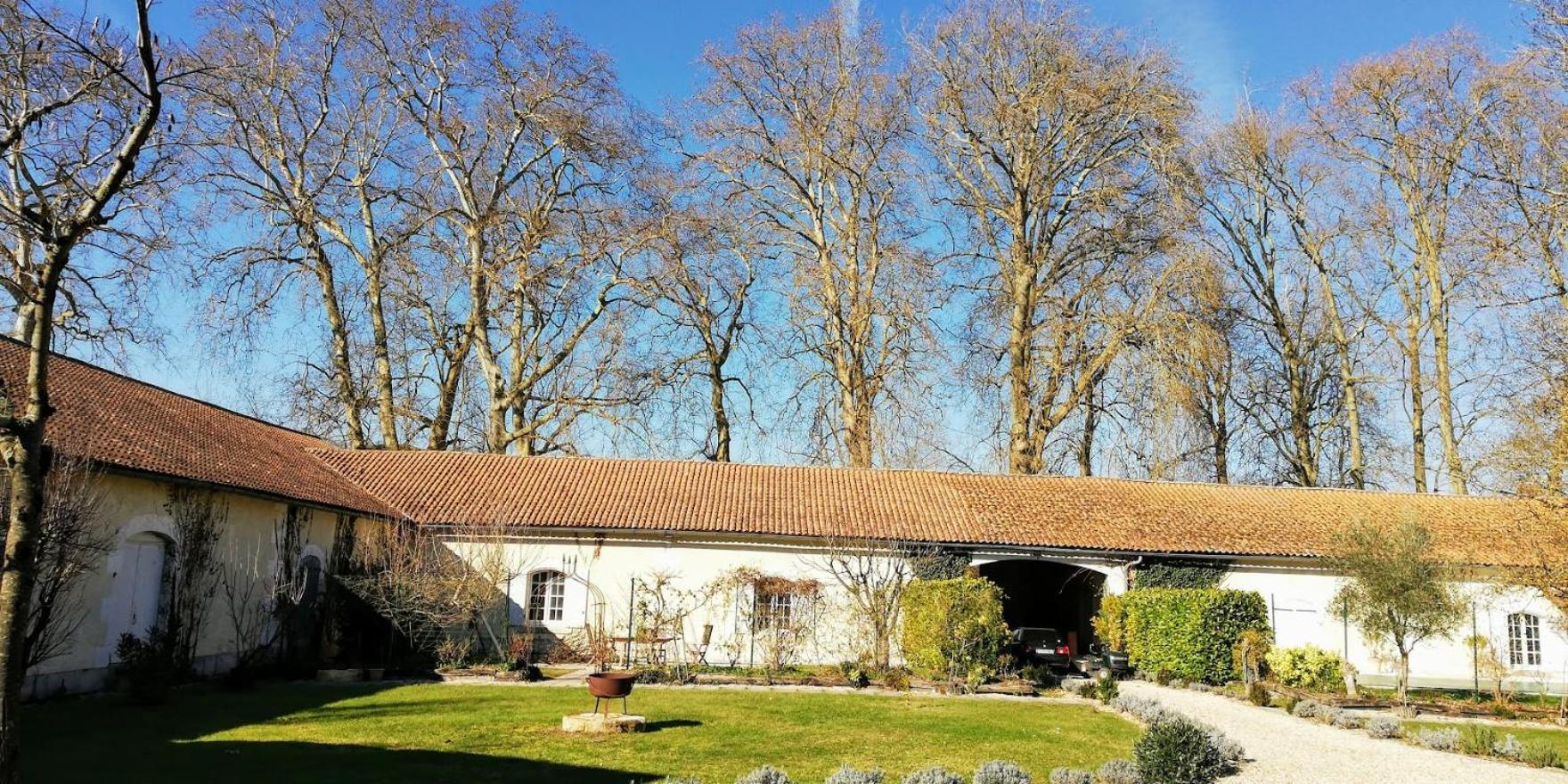 Bourg-CharenteLe Domaine Des Platanes住宿加早餐旅馆 外观 照片